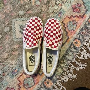 red checkered vans